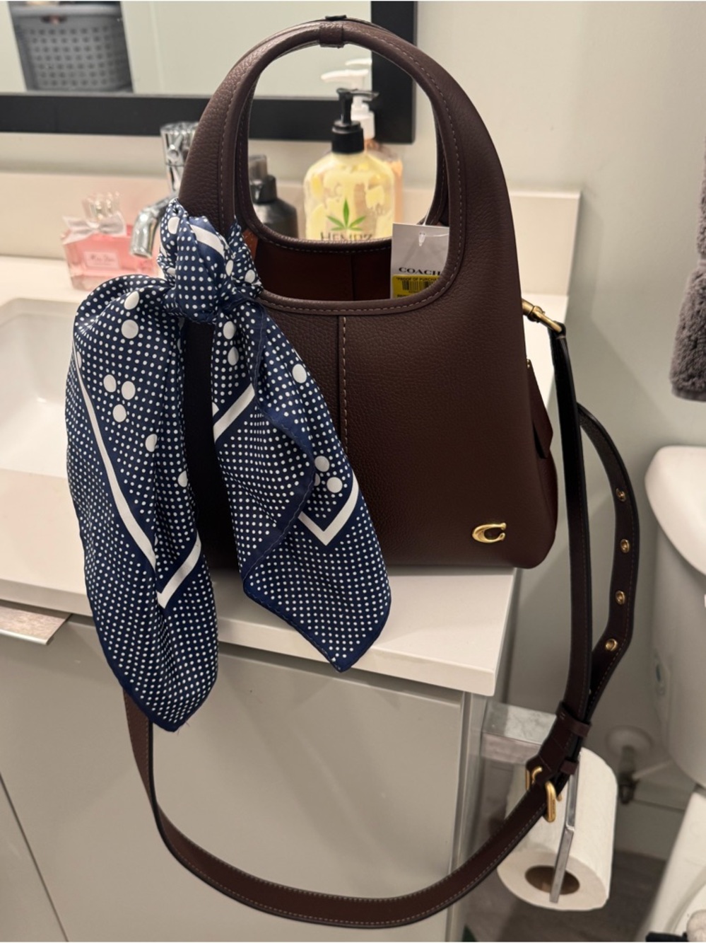 Brass/Maple Lana Coach Handbag - Picture 13 of 13